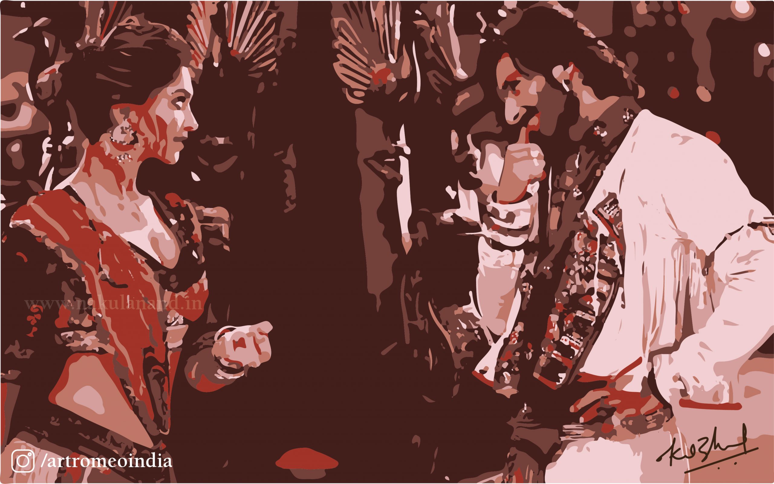 Ramleela Illustration Poster